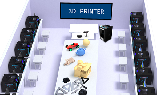 一探访寿光创客空间 极光创新3D打印机云集